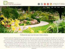 Tablet Screenshot of manselllandscape.com